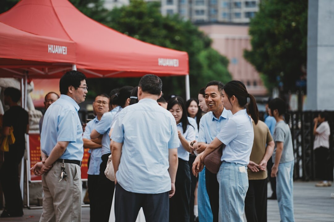 Community gathering people networking