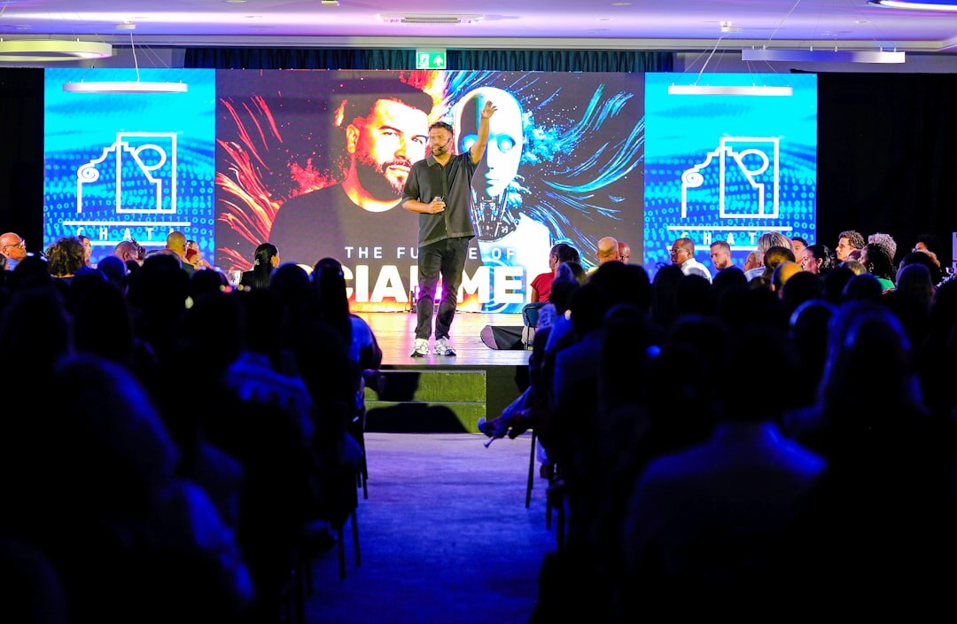 Expert panel discussion on stage